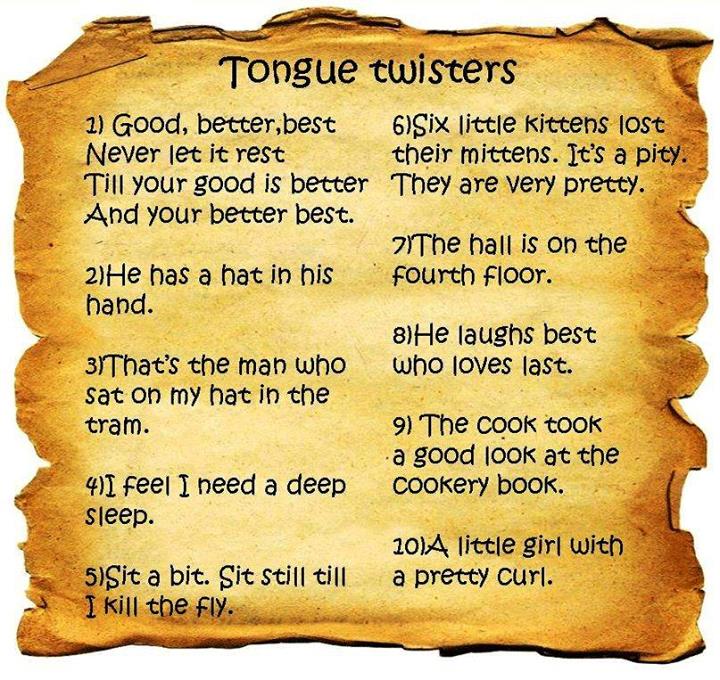 Tongue twisters po angielsku